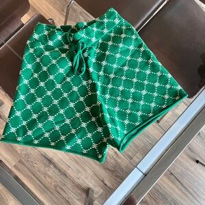 Emerald High Waist Women's Shorts